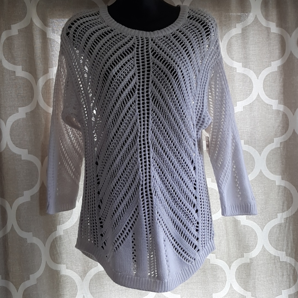 Coldwater Creek Pointelle Pullover